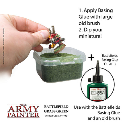 The Army Painter Basing : Grass Green - Khaki & Green Books