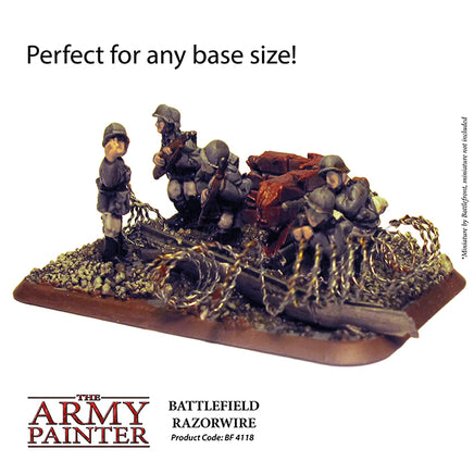 The Army Painter Basing : Razor Wire - Khaki & Green Books