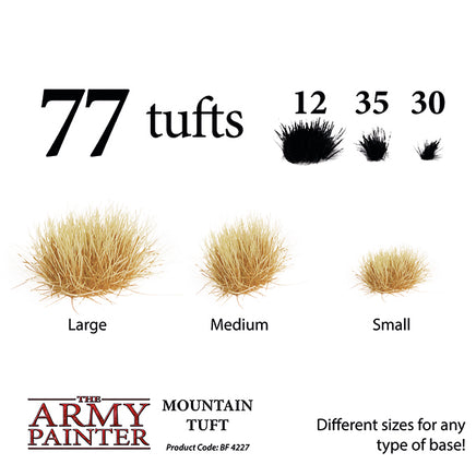 The Army Painter Battlefields : Mountain Tufts - Khaki & Green Books