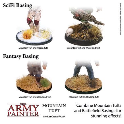 The Army Painter Battlefields : Mountain Tufts - Khaki & Green Books