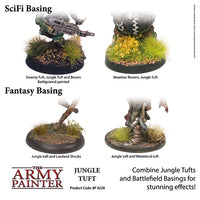 The Army Painter Battlefields : Jungle Tufts - Khaki & Green Books