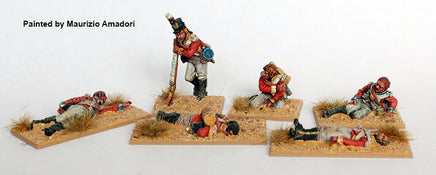 Perry Miniatures - Metal - BH 112 Casualties 1801-08 - Khaki and Green Books