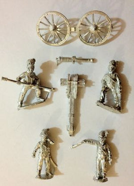 Perry Miniatures - Metal - BH39 Royal Horse Artillery firing 6pdr - Khaki and Green Books