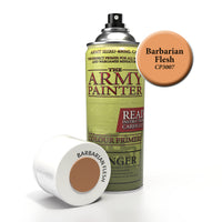 The Army Painter Colour Primer Spray - Barbarian Flesh - Khaki & Green Books