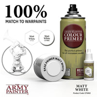 The Army Painter Base Primer Spray - Matt White - Khaki and Green Books