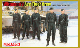 Dragon 6831 1/35 Wittmann's Ace Tiger Crew (5 pcs) Plastic Model Kit - Khaki & Green Books