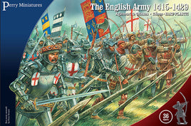 PERRY MINIATURES - AO40 - AGINCOURT THE ENGLISH ARMY 1415-1429 - Khaki and Green Books