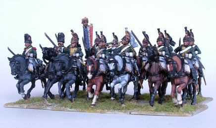 Perry Miniatures  - FN130 Plastic French Napoleonic Line Dragoons - Khaki and Green Books