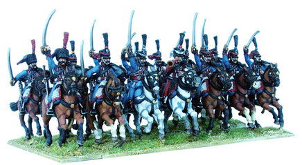 Perry Miniatures  - FN 140 Plastic French Napoleonic Hussars - Khaki and Green Books