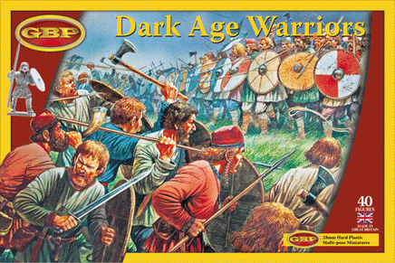 GRIPPING BEAST PLASTIC DARK AGE WARRIORS - Khaki and Green Books