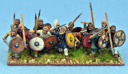 GRIPPING BEAST PLASTIC DARK AGE WARRIORS - Khaki and Green Books