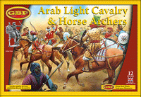 GRIPPING BEAST PLASTIC ARAB LIGHT CAVALRY & HORSE ARCHERS - Khaki and Green Books