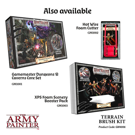 The Army Painter - GameMaster - Terrain Brush Set - Khaki & Green Books