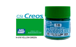 Mr. Hobby Aqueous Color Semi-Gloss Yellow - Green H-16 - Khaki and Green Books