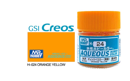 Mr. Hobby Aqueous Gloss Orange Yellow H-24 - Khaki and Green Books