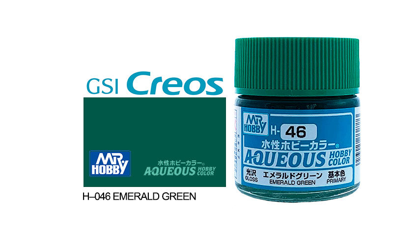 Mr. Hobby Aqueous Gloss Emerald Green H-46