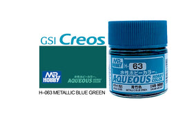 Mr. Hobby Aqueous Metallic/Gloss Blue Green H-63 - Khaki and Green Books