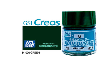 Mr. Hobby Aqueous Color Gloss Green H-6 - Khaki and Green Books