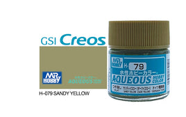 Mr. Hobby Aqueous Semi-Gloss Sandy Yellow H-79 - Khaki and Green Books