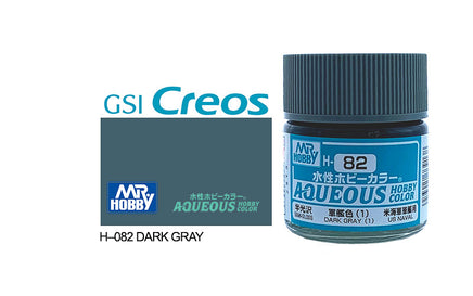 Mr. Hobby Aqueous Semi-Gloss Dark Grey (1) H-82 - Khaki and Green Books