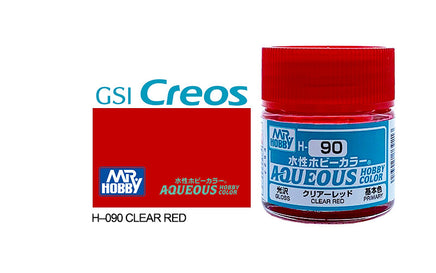 Mr. Hobby Aqueous Gloss Clear Red H-90 - Khaki and Green Books