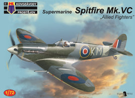Kovozávody Prostějov 0124 1/72 Spitfire Mk.VC Model Kit - Khaki & Green Books