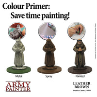 The Army Painter Colour Primer Spray - Leather Brown - Khaki & Green Books