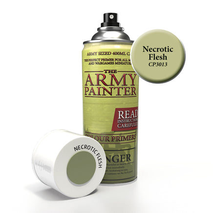 The Army Painter Colour Primer Spray  - Necrotic Flesh - Khaki & Green Books