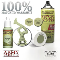 The Army Painter Colour Primer Spray  - Necrotic Flesh - Khaki & Green Books