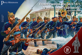 Perry Miniatures - PRU 1 Prussian Infantry Advancing - Khaki and Green Books