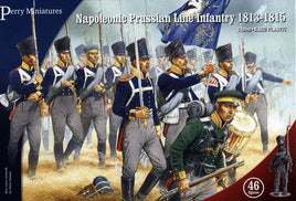 Perry Miniatures - PN1 Plastic Napoleonic Prussian Line Infantry 1813 - 1815 - Khaki and Green Books