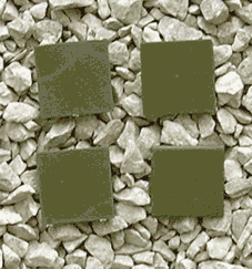 Renedra - 20mm x 20mm Wargaming Bases (Green)  - 40 per pack - Khaki and Green Books