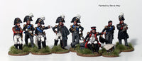 Perry Miniatures - Metal - RN1 Russian High Command on Foot 1812 - Khaki and Green Books