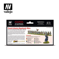 Vallejo 70164 Model Colour Wargames French Infantry Napoleonic Wars 8 Colour Acrylic Paint Set - Khaki and Green Books