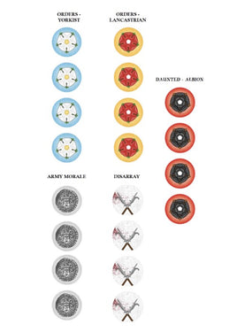 NEVER MIND THE BILLHOOKS - CORE/ALBION MDF TOKENS - Khaki and Green Books