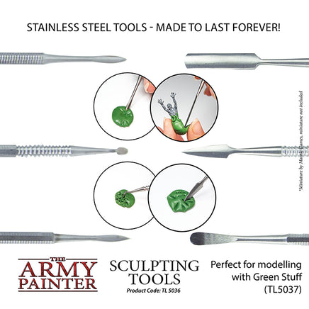 The Army Painter -  Hobby Sculpting Tools - Khaki & Green Books