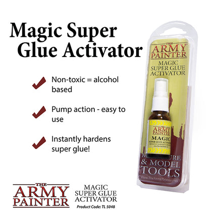 The Army Painter - Magic Super Glue Activator - Khaki & Green Books