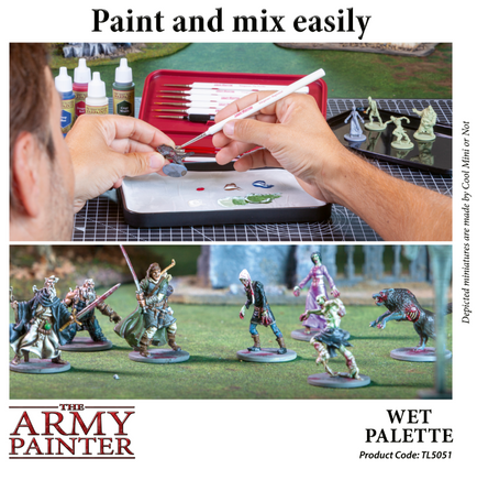 The Army Painter - Wet Palette - Khaki & Green Books