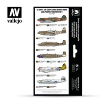 Vallejo 71184 US Army Air Corps China-Burma-India (CBI) Pacific Theater WWII Paint Set - Khaki and Green Books