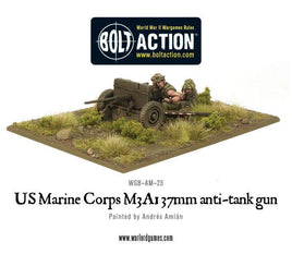 USMC M3A1 37mm Anti-Tank Gun - Khaki and Green Books