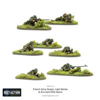 BOLT ACTION : FRENCH ARMY SNIPER, LIGHT MORTAR & AT RIFLE TEAMS - Khaki and Green Books