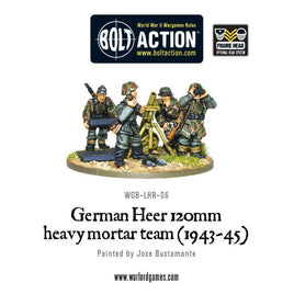 Bolt Action - German Heer 120mm heavy mortar team (1943-45) - Khaki and Green Books