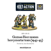 Bolt Action - German Heer 120mm heavy mortar team (1943-45) - Khaki and Green Books