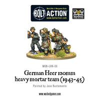 Bolt Action - German Heer 120mm heavy mortar team (1943-45) - Khaki and Green Books