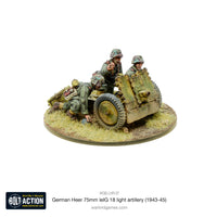 BOLT ACTION : GERMAN HEER 75MM LeiG 18 LIGHT ARTILLERY (1943 - 45) - Khaki and Green Books