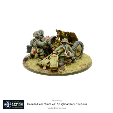 BOLT ACTION : GERMAN HEER 75MM LeiG 18 LIGHT ARTILLERY (1943 - 45) - Khaki and Green Books