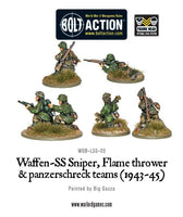 Bolt Action - Waffen-SS Sniper, Flamethrower and Panzerschreck teams (1943-45) - Khaki and Green Books