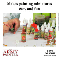 The Army Painter - Acrylic War Paint -  Lava Orange - Khaki & Green Books