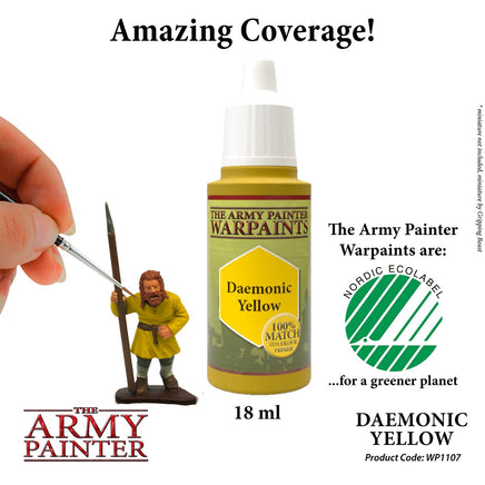 The Army Painter - Acrylic War Paint - Daemonic Yellow - Khaki & Green Books