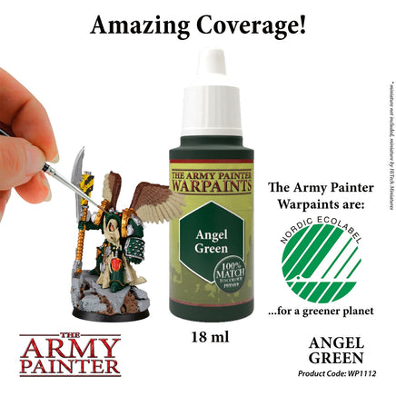 The Army Painter - Acrylic War Paint - Angel Green - Khaki & Green Books